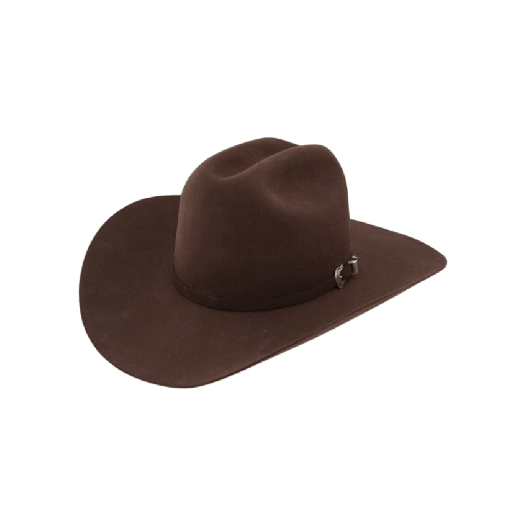 Resistol Men's 5x Challenger Chocolate Brown Hat