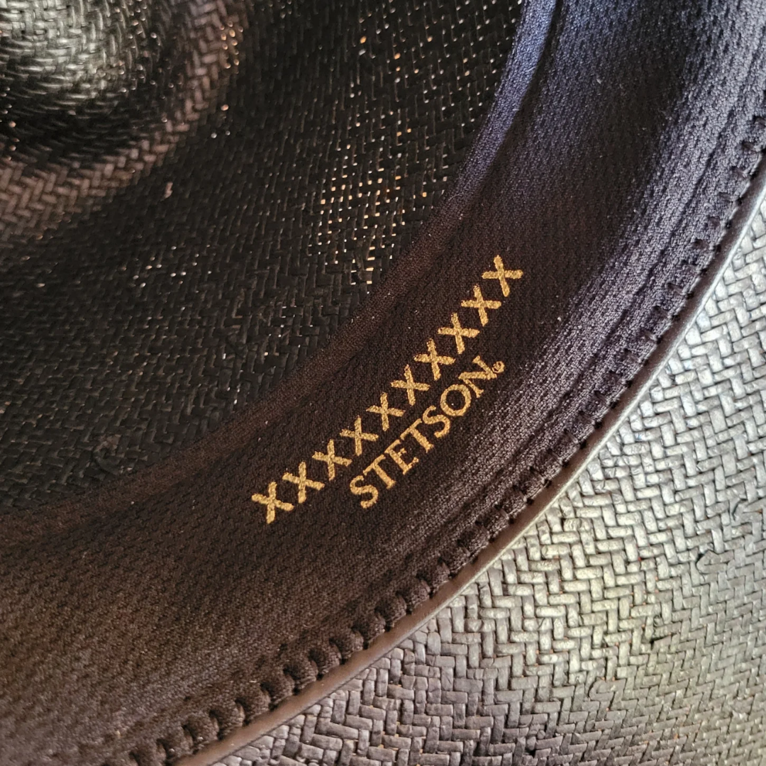 Stetson Men's Straw Coal Mine Black Hat