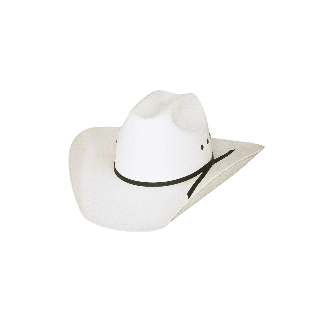 Bullhide Youth Boy's Back Saddle 10X Straw White Hat