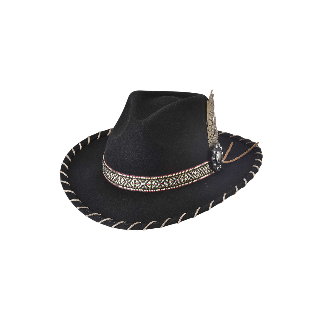 Bullhide Men's Frenzy Black Hat