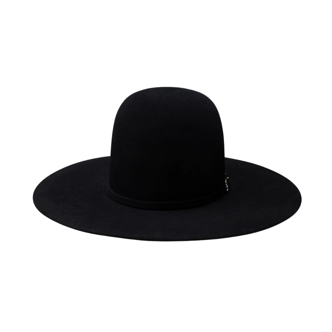 Resistol Hats Men's 20X Open Crown Black Hat
