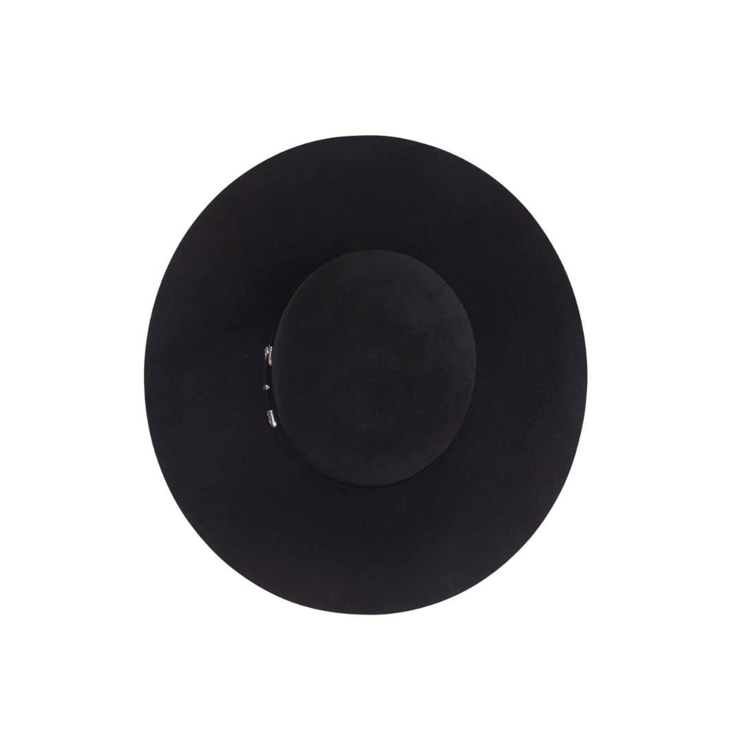 Resistol Hats Men's 20X Open Crown Black Hat