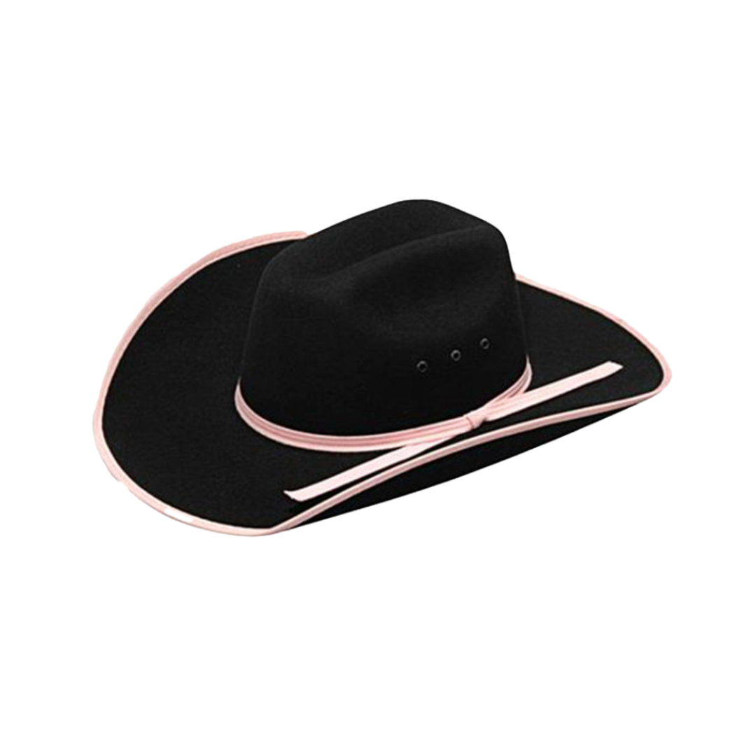Twister Youth Girl's Felt Black Hat