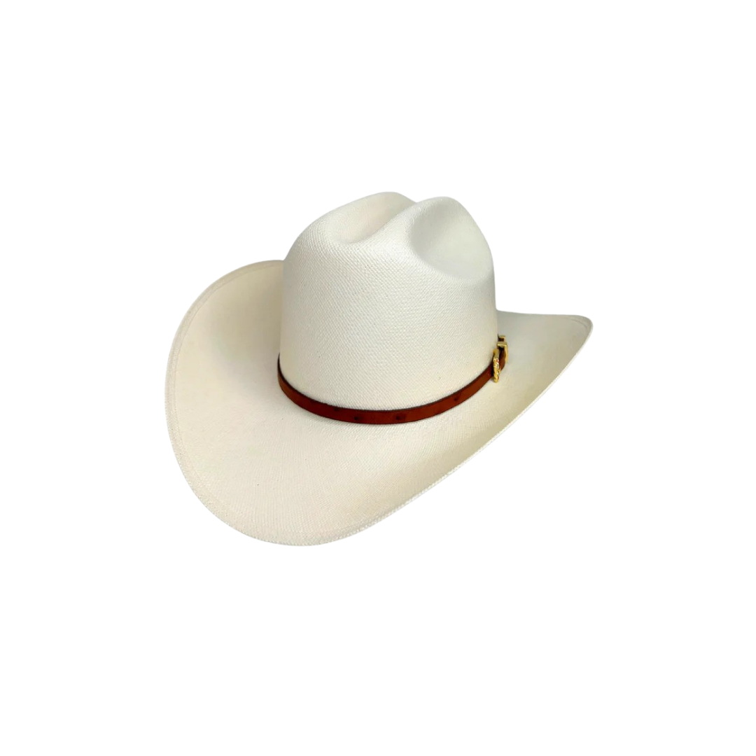 Larry Mahan Men's 30X Corona Straw White Hat