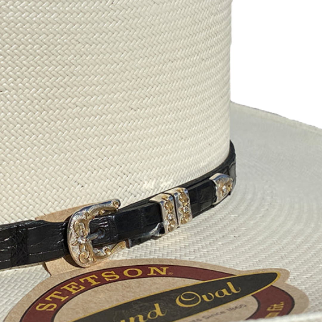 Stetson Men's 5000x El Jefe Band Straw White Hat