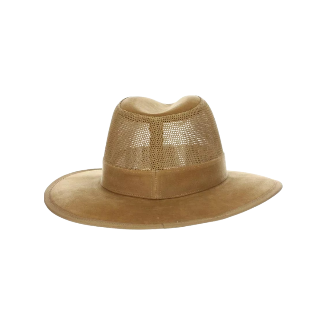 Dorfman Pacific Unisex Soaker Safari Mesh Light Brown Hat