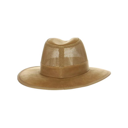 Dorfman Pacific Unisex Soaker Safari Mesh Light Brown Hat