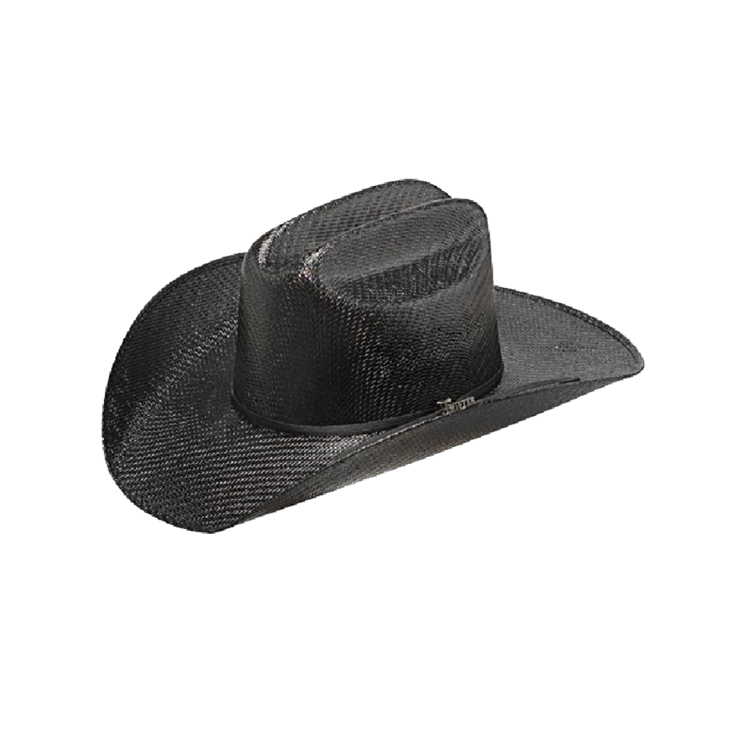 Twister Men's Shantung 8X Straw Black Hat