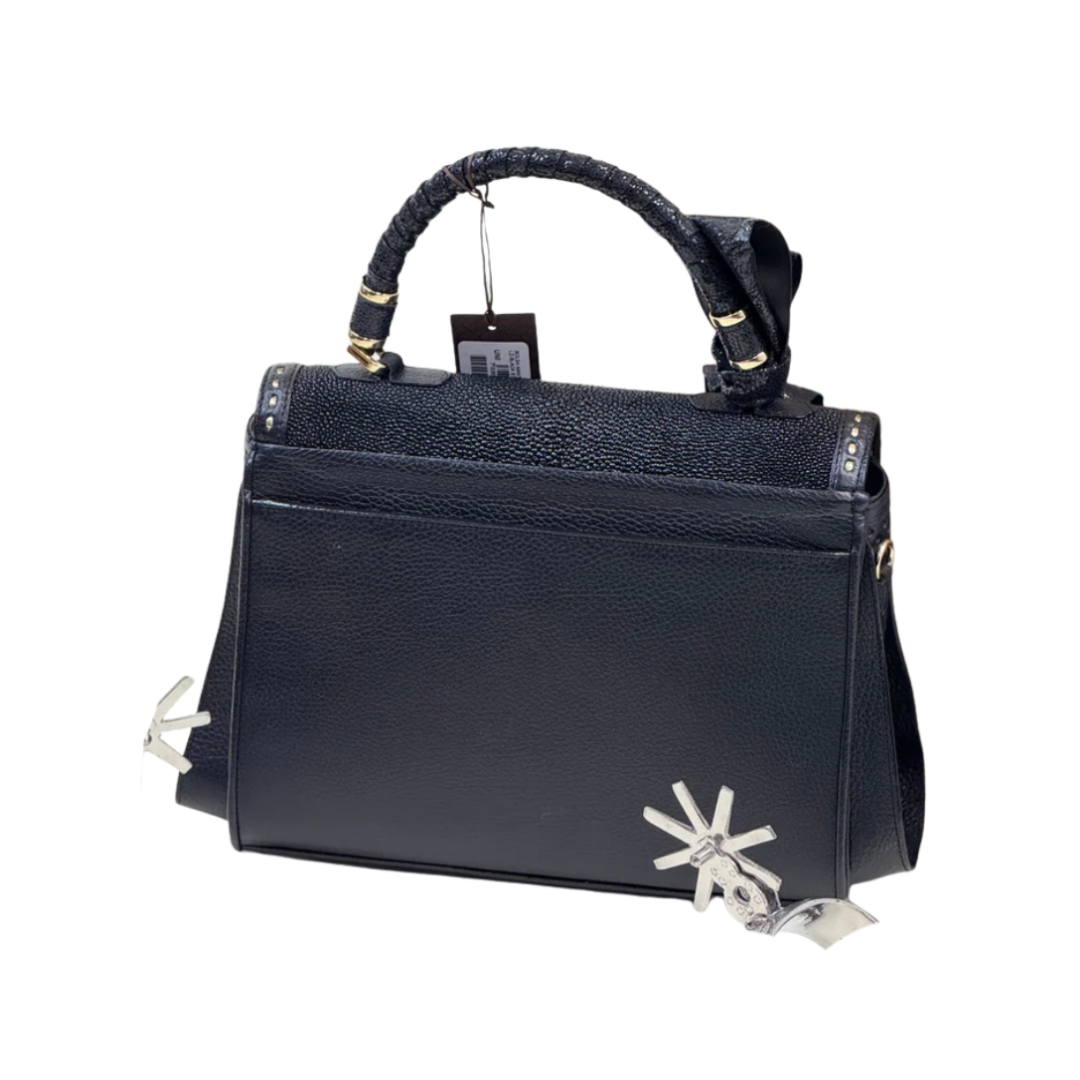 Cuadra Women's Mantarraya Black Hand Bag
