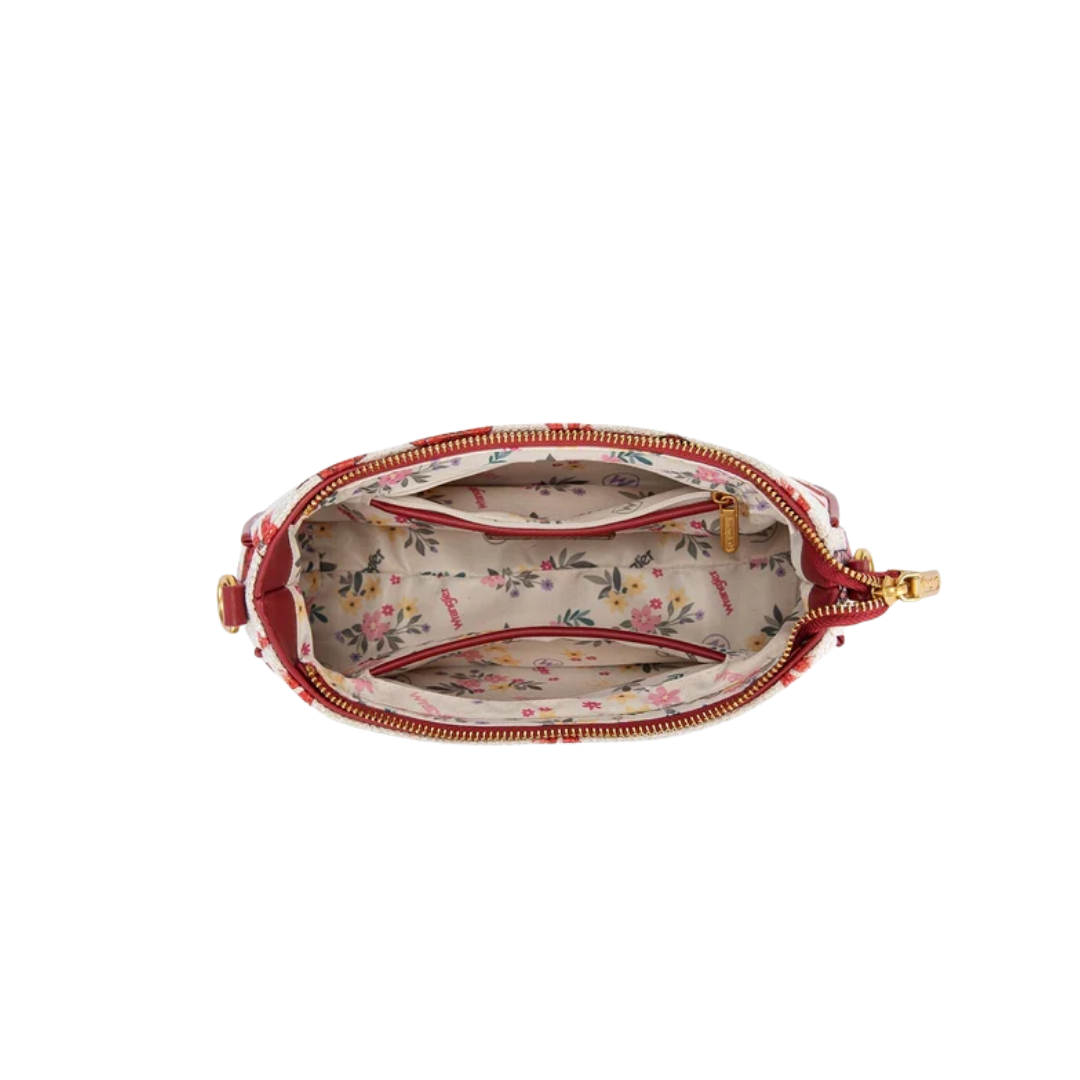Wrangler Women's Pink Cowgirl Print Shoulder Bag