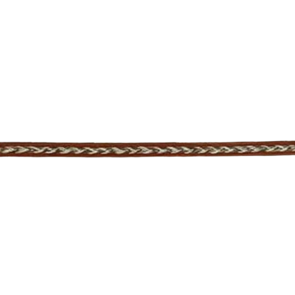 M&F Unisex Western Horsehair Inlay Brown Hatband