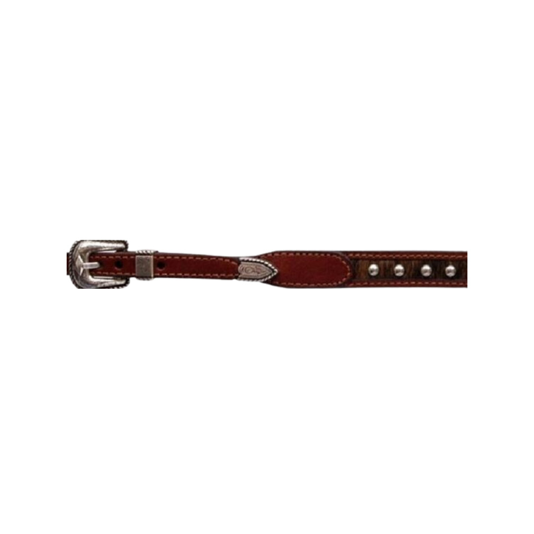 3D Belt Men's Western Leather Brown Hatband