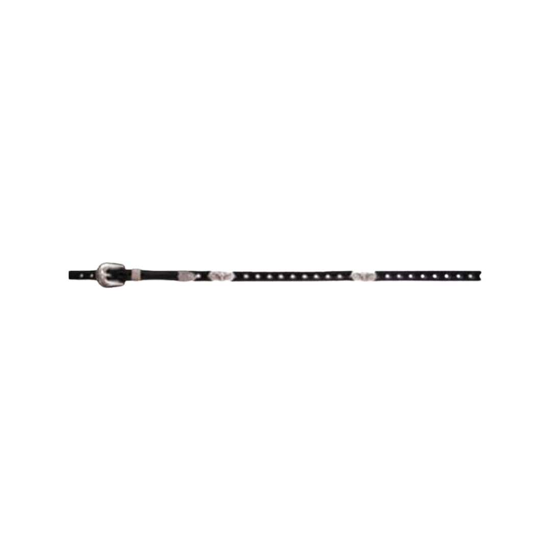 3D Belt Women's Western Longhorn Black Hatband