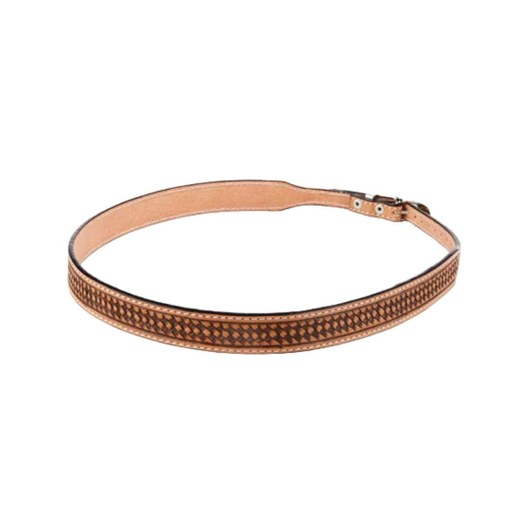 Austin Accent Men's Leather Brown Hatband
