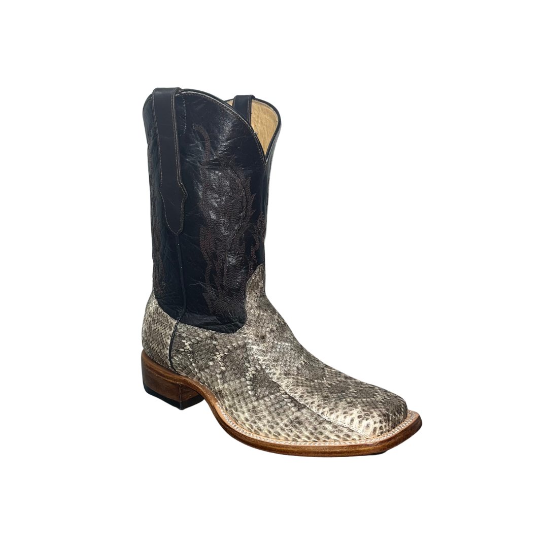 Boot Jack Men's Rattle Dark Brown Snake Boots