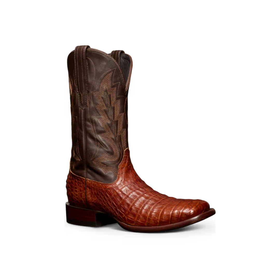 Tecovas Men's William Pecan Caiman Boots