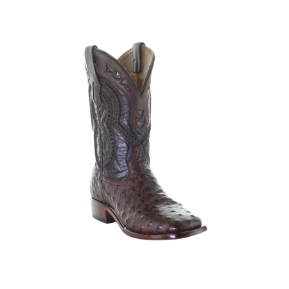 Corral Men's Woven Ostrich Overlay Western Boots