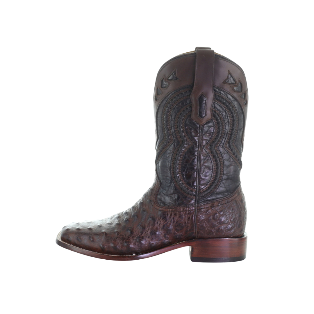 Corral Men's Woven Ostrich Overlay Western Boots