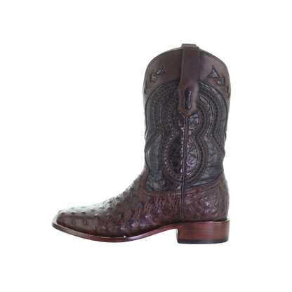 Corral Men's Woven Ostrich Overlay Western Boots