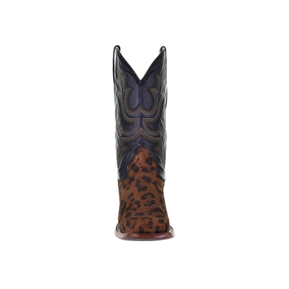 Corral Women's Overlay Studs Square Toe Turquoise Brown Boots