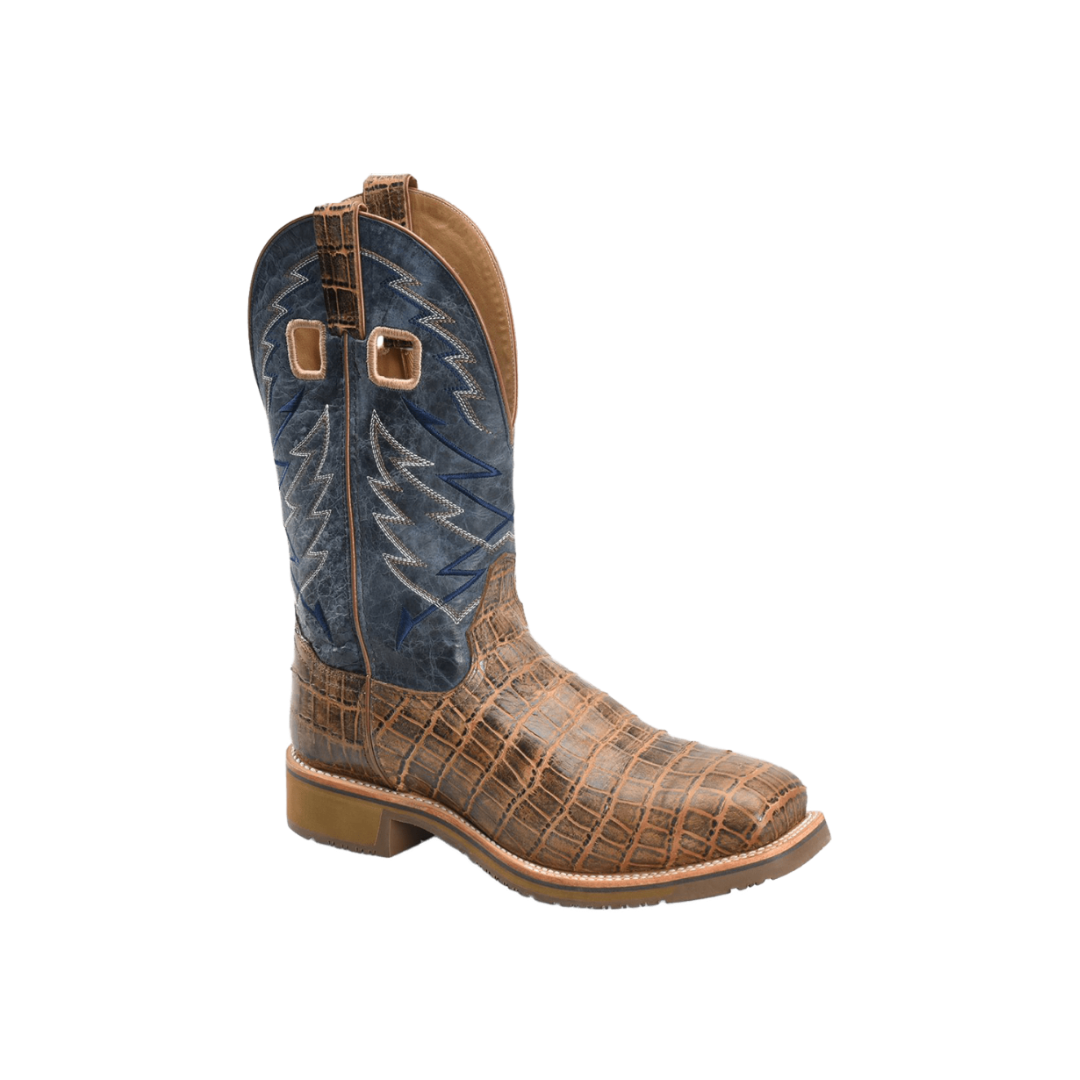 Double H Men's Nyles Steel Toe Western Light Brown Boots