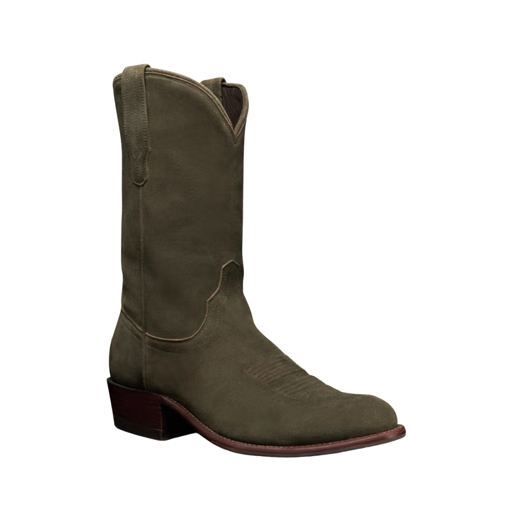 Tecovas Men's The Johnny Roughout Olive Boots