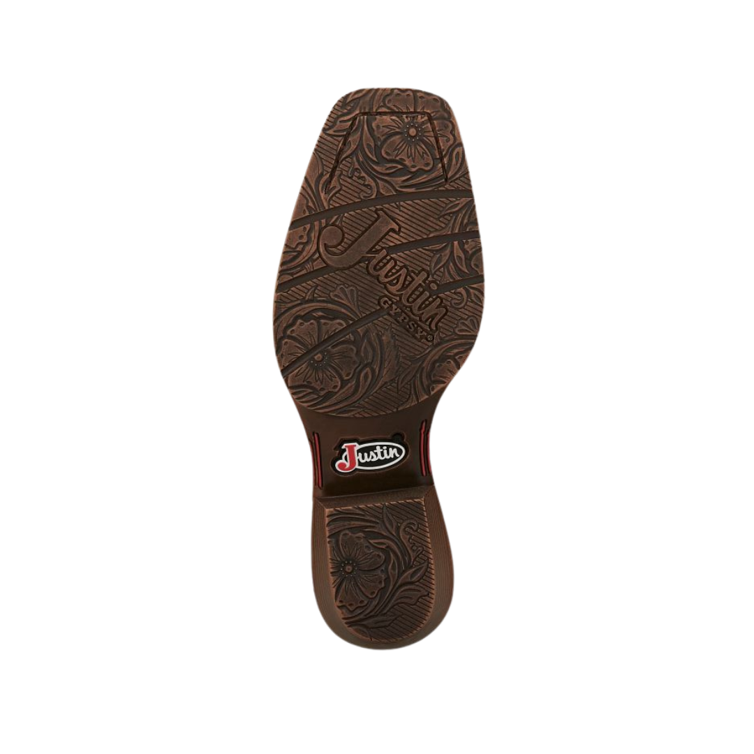Justin Women's Rein 12 Western Waxy Tan Boots