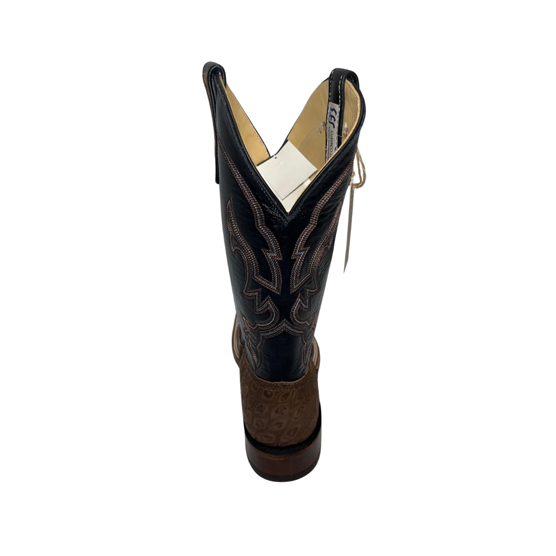 Anderson Bean Men's Chocolate Alligator Boots