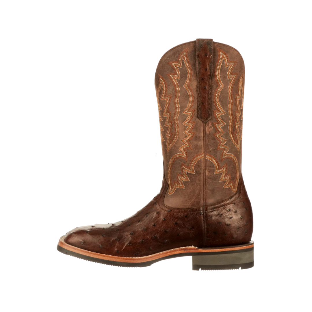 Lucchese Men's Antique Chocolate Brown Boots
