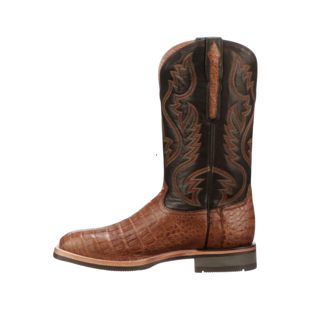 Lucchese Men's Rowdy Square Toe Brown Boots