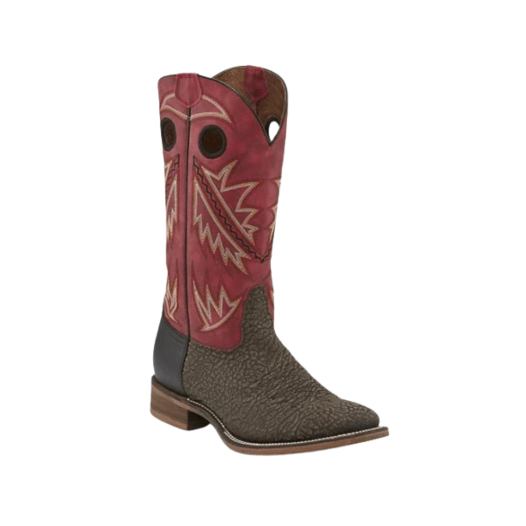 Nocona Men's Go Round Water Buffalo Brown Boots