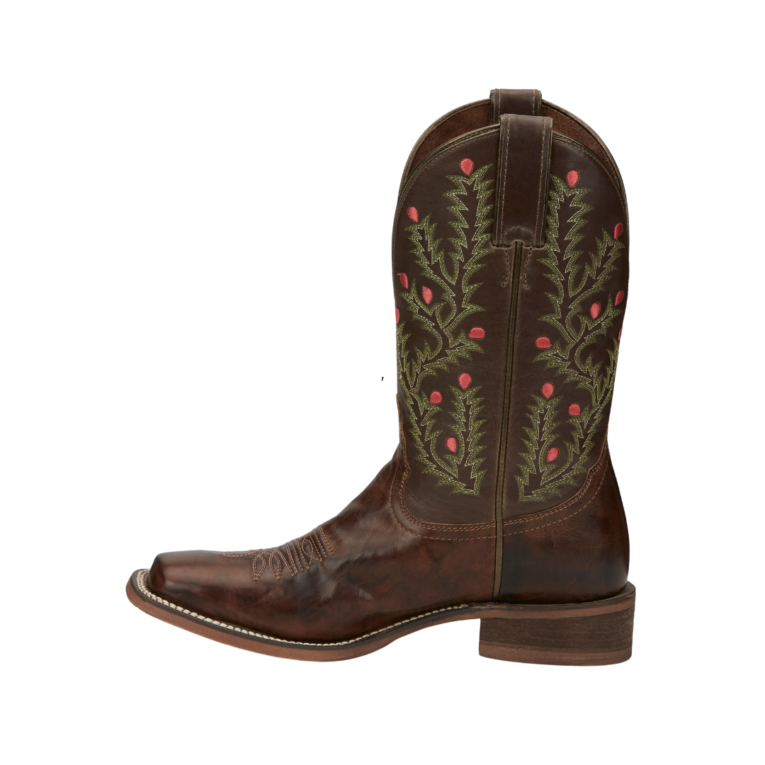 Nocona Women's Tori Cactus Brown Boots| Cactus Embroidery | The Nocona Women's Tori Cactus Brown Boots| Cactus Embroidery | The