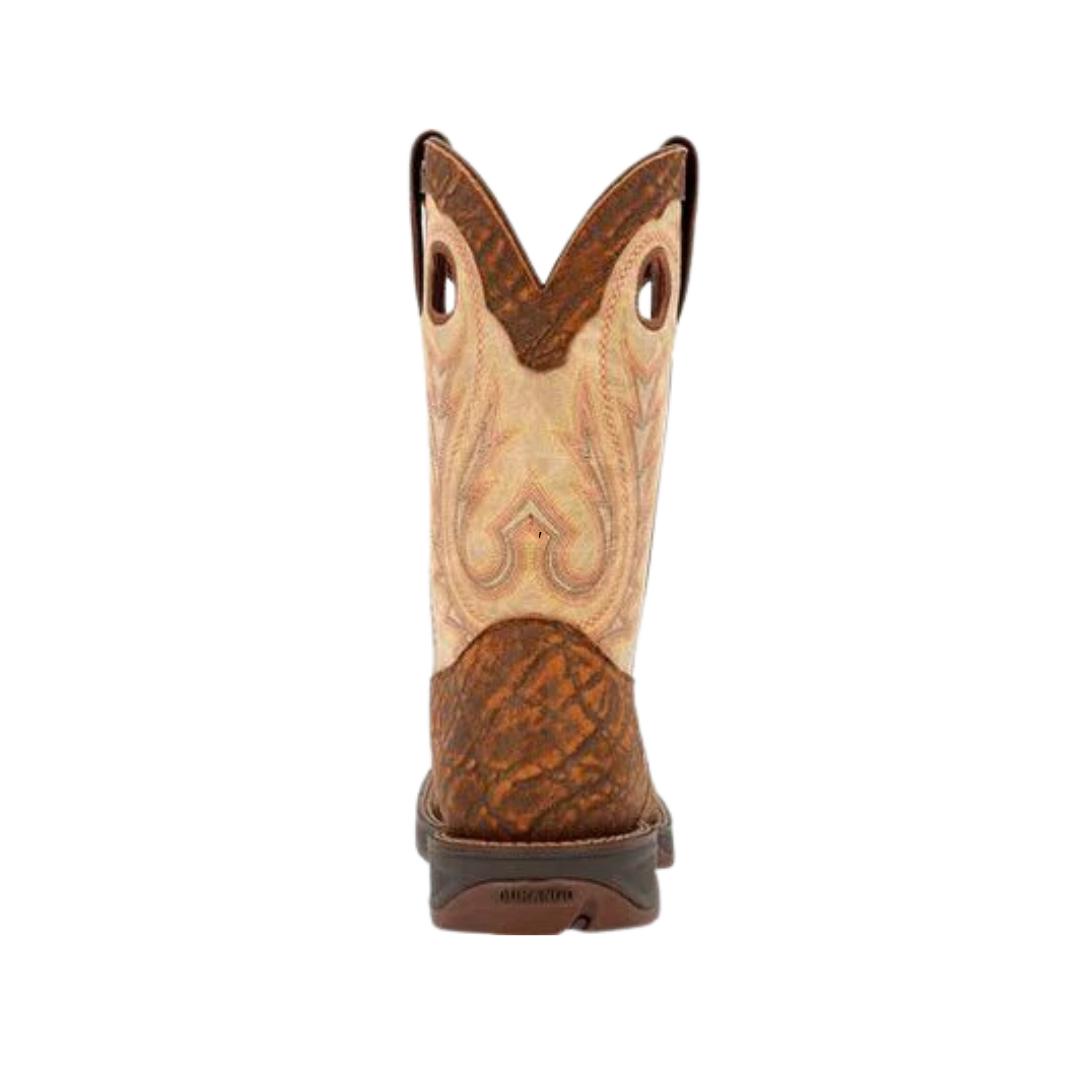 Rocky Men's Elephant Print & Bone Boots