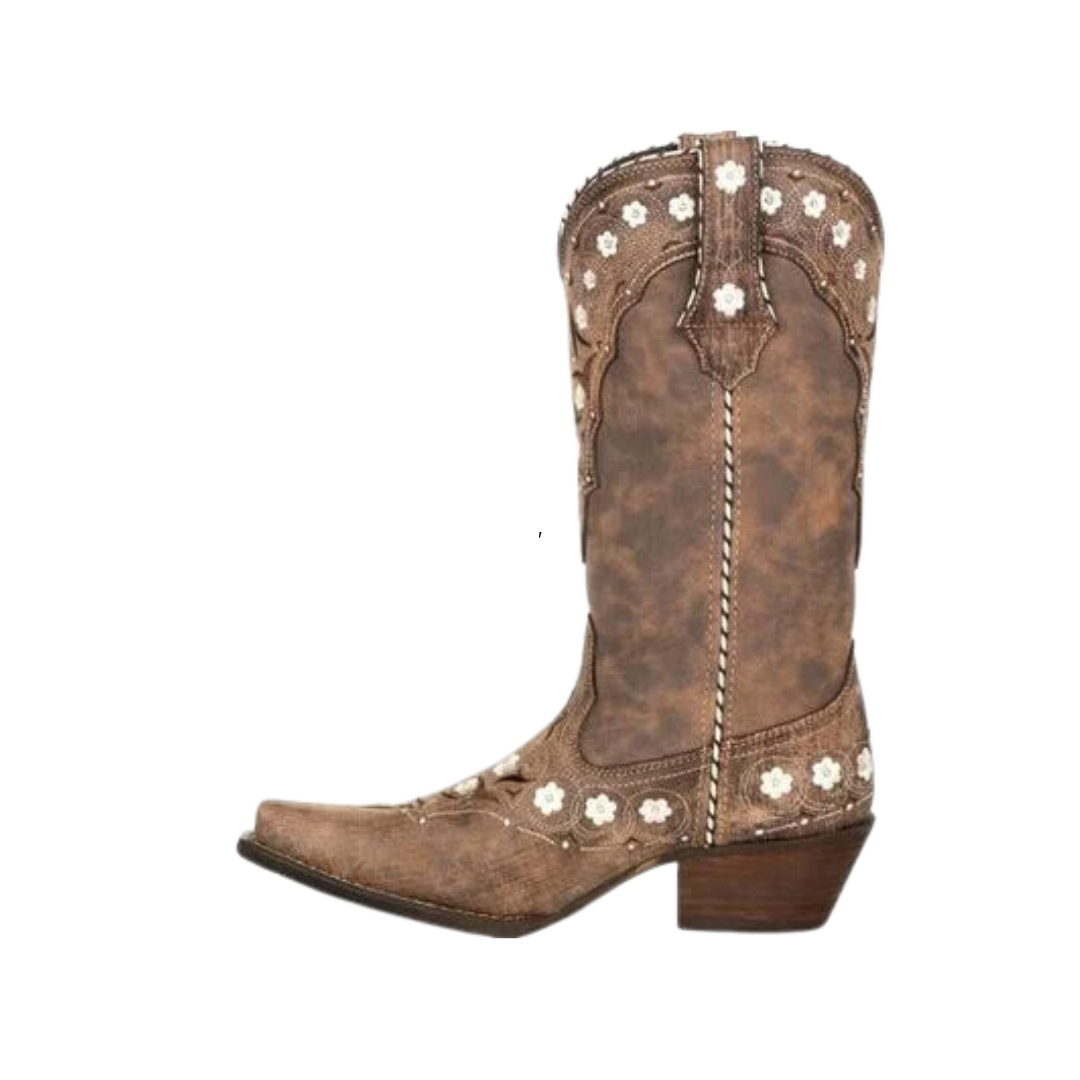 Durango Women's Floral Brown Boots