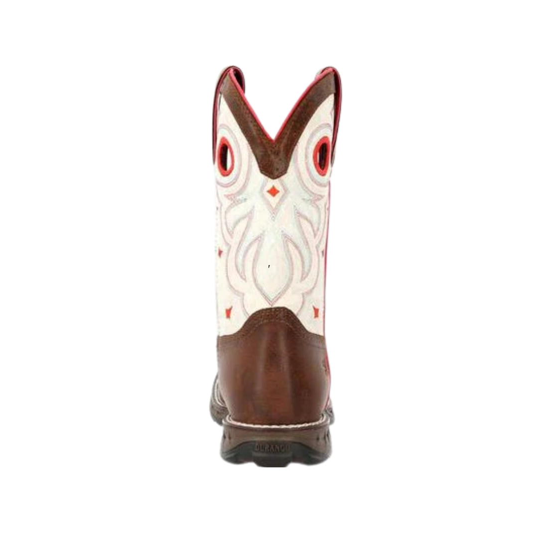Durango Women's Maverick Steel Toe Waterproof Work Brown Boots