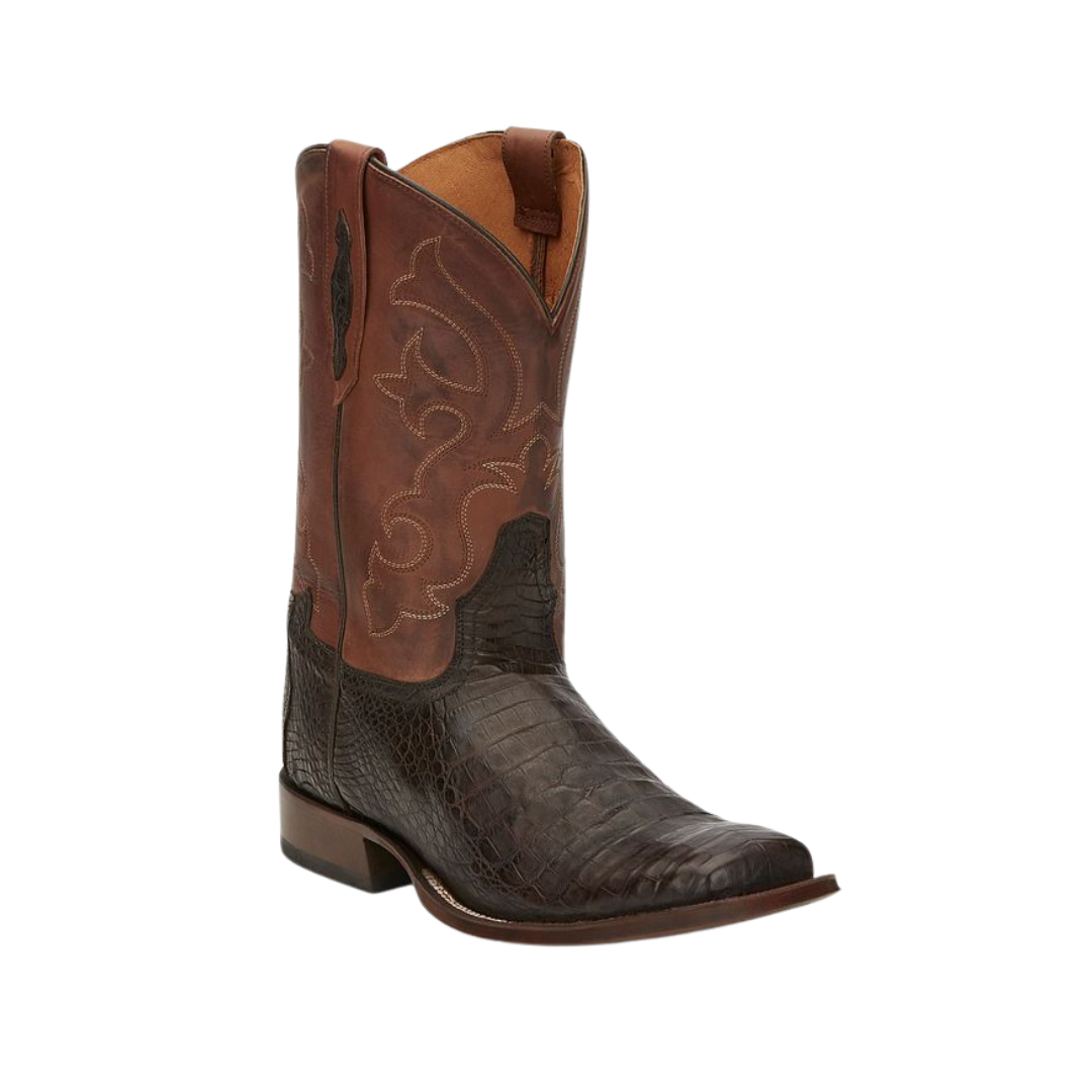 Tony Lama Men's Canyon Caiman Brown Boots
