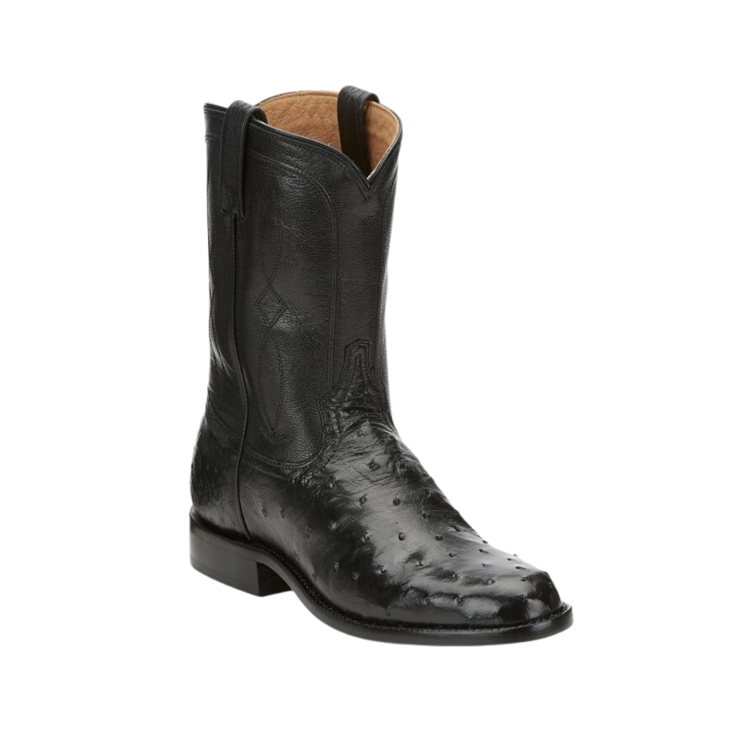 Tony Lama Men's Monterey Full Quill Black Boots