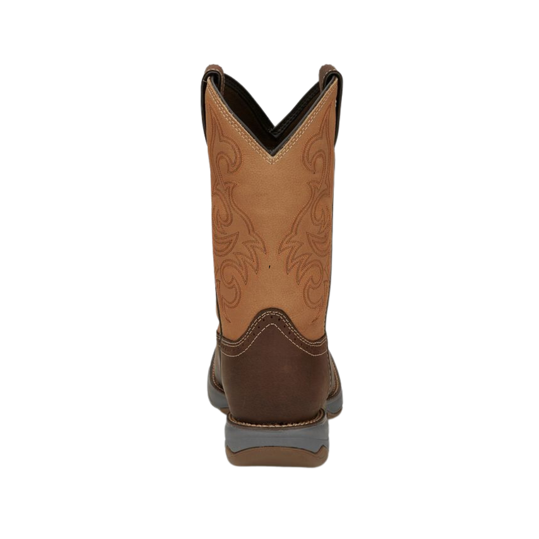 Tony Lamas Men's Junction Steel Toe Work Dusty Brown Boots