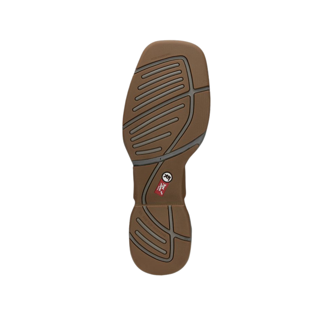 Tony Lamas Men's Junction Steel Toe Work Dusty Brown Boots