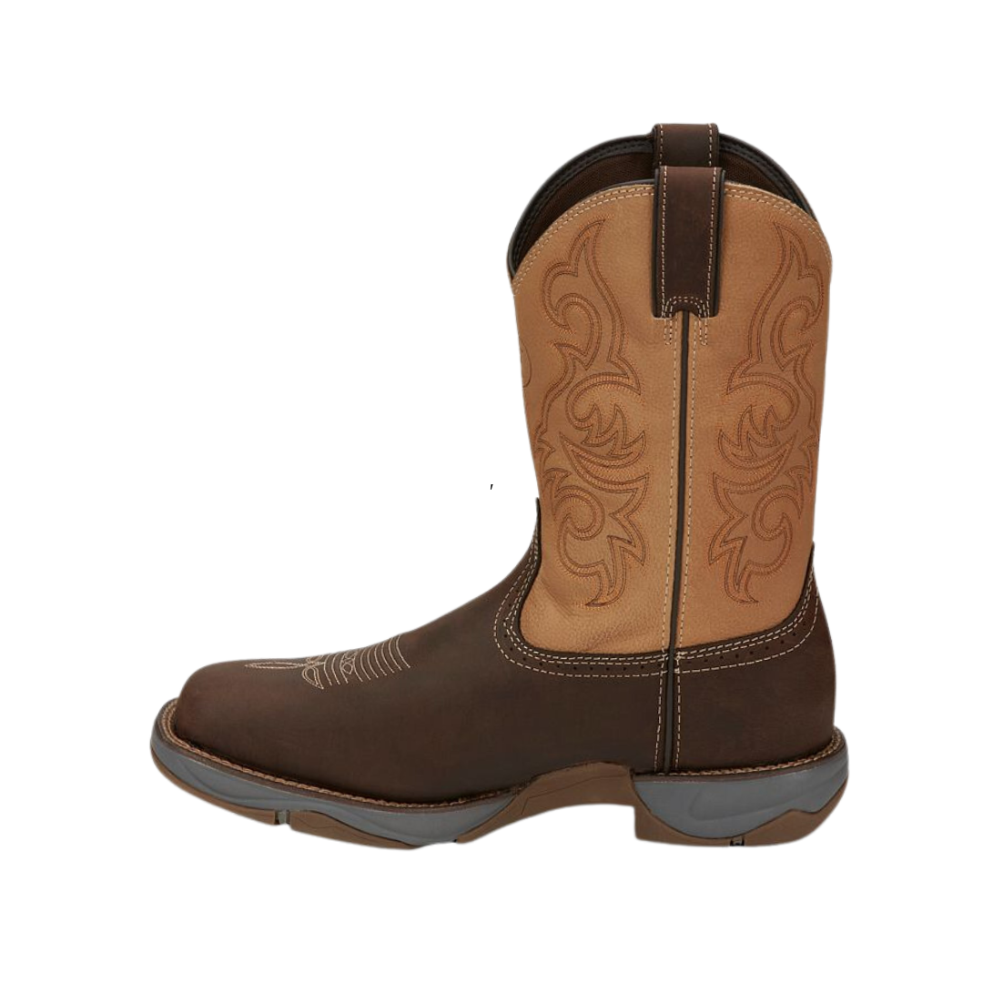 Tony Lamas Men's Junction Steel Toe Work Dusty Brown Boots