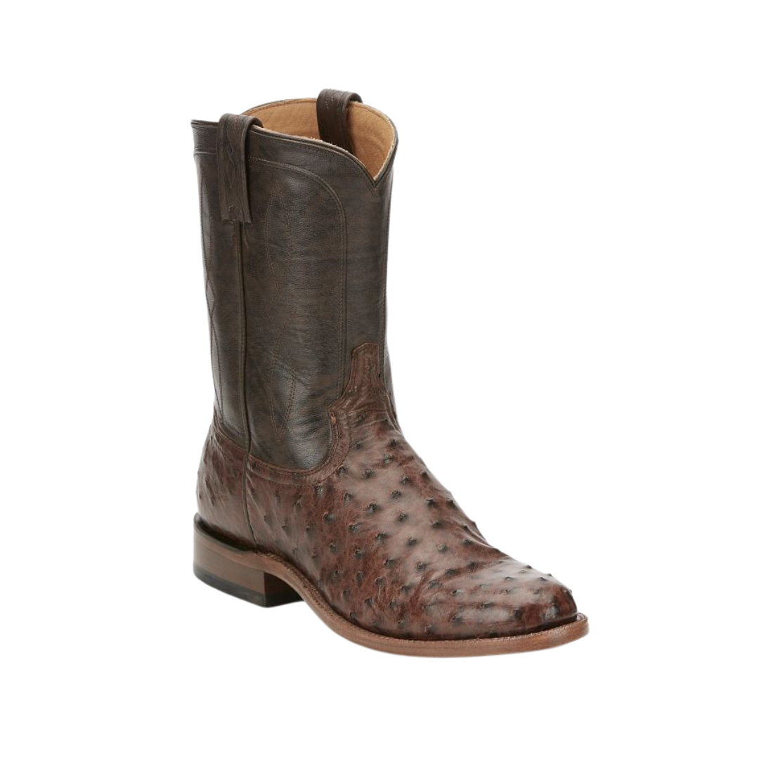 Tony Lama Men's Monterey 10 Pull On Full Brown Boots