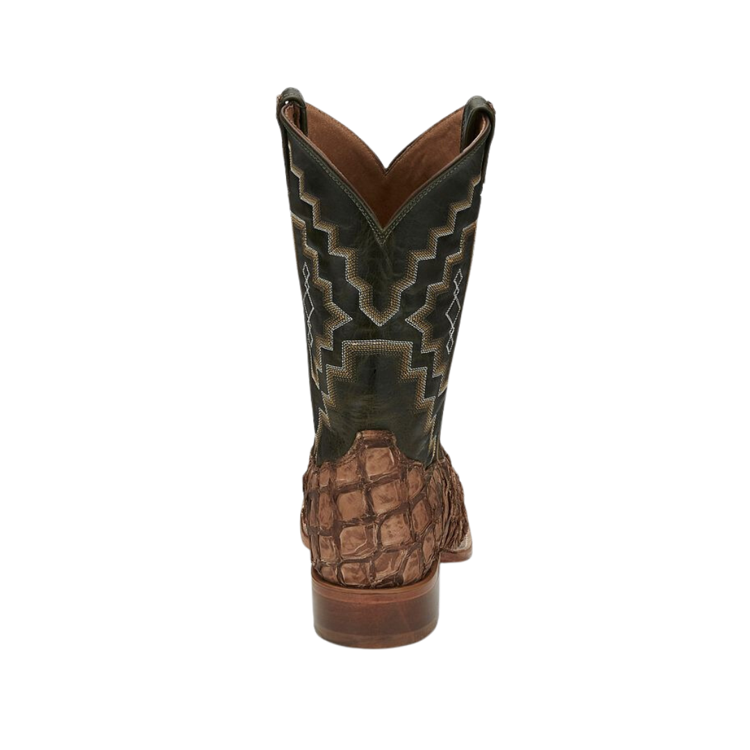 Tony Lama Men's Leviathan Pirarucu Chocolate Boots
