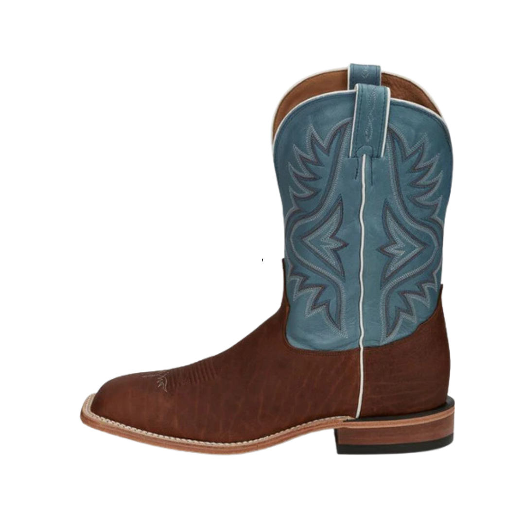 Tony Lama Men's Pecan Bison Brown Boots