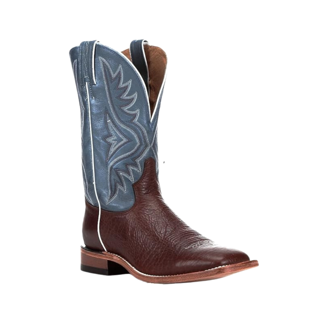 Tony Lama Men's Pecan Bison Brown Boots