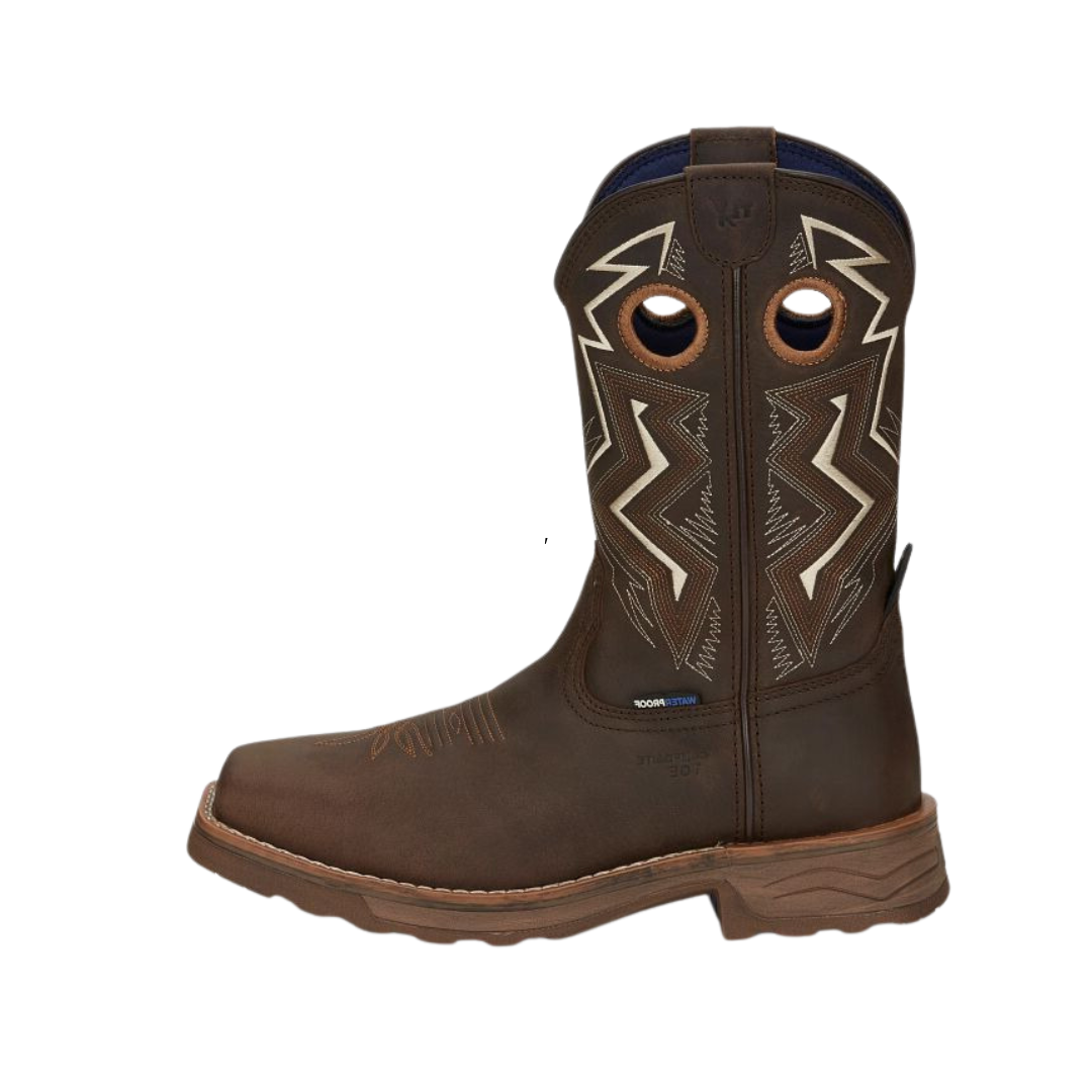 Tony Lama Men's Force Wide Work Brown Boots