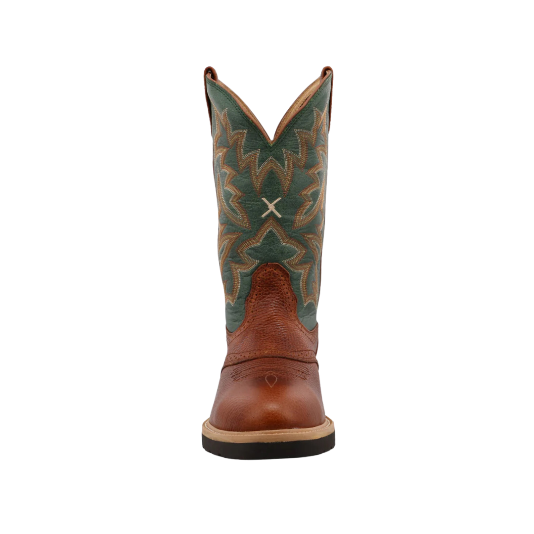 Twisted X Men's Steel Toe Western Work Brown Boots