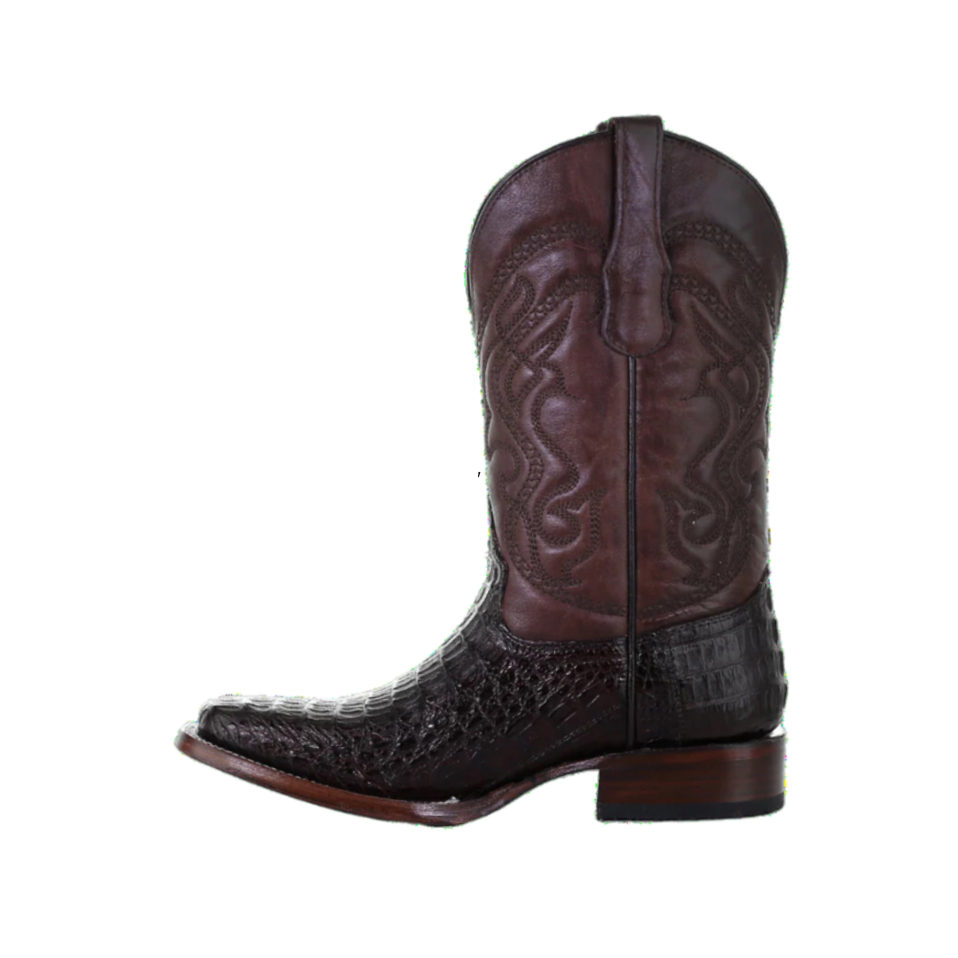 Corral Men's Caiman Embroidery Cowboy Boots