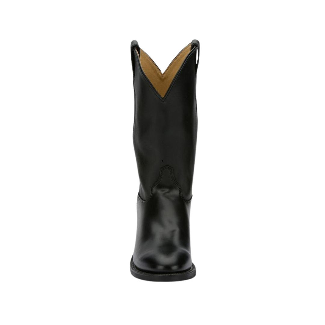 Justin Men's Tobias 12" Western Black Boots