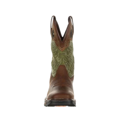 Rocky Unisex Durango Maverick Waterproof Western Work Oiled Brown Forest Green Boot