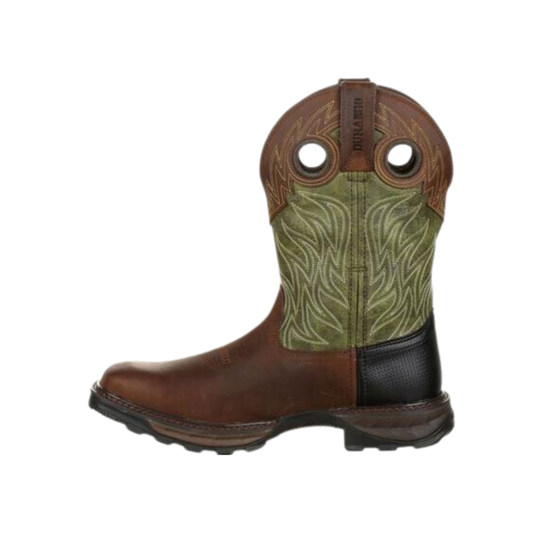 Rocky Unisex Durango Maverick Waterproof Western Work Oiled Brown Forest Green Boot